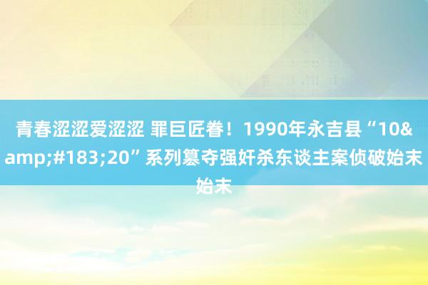 青春涩涩爱涩涩 罪巨匠眷！1990年永吉县“10&#183;20”系列篡夺强奸杀东谈主案侦破始末
